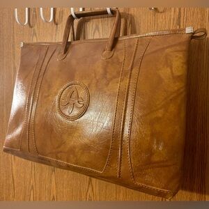 Vintage American Tourister Genuine Leather Portfolio Case/Briefcase